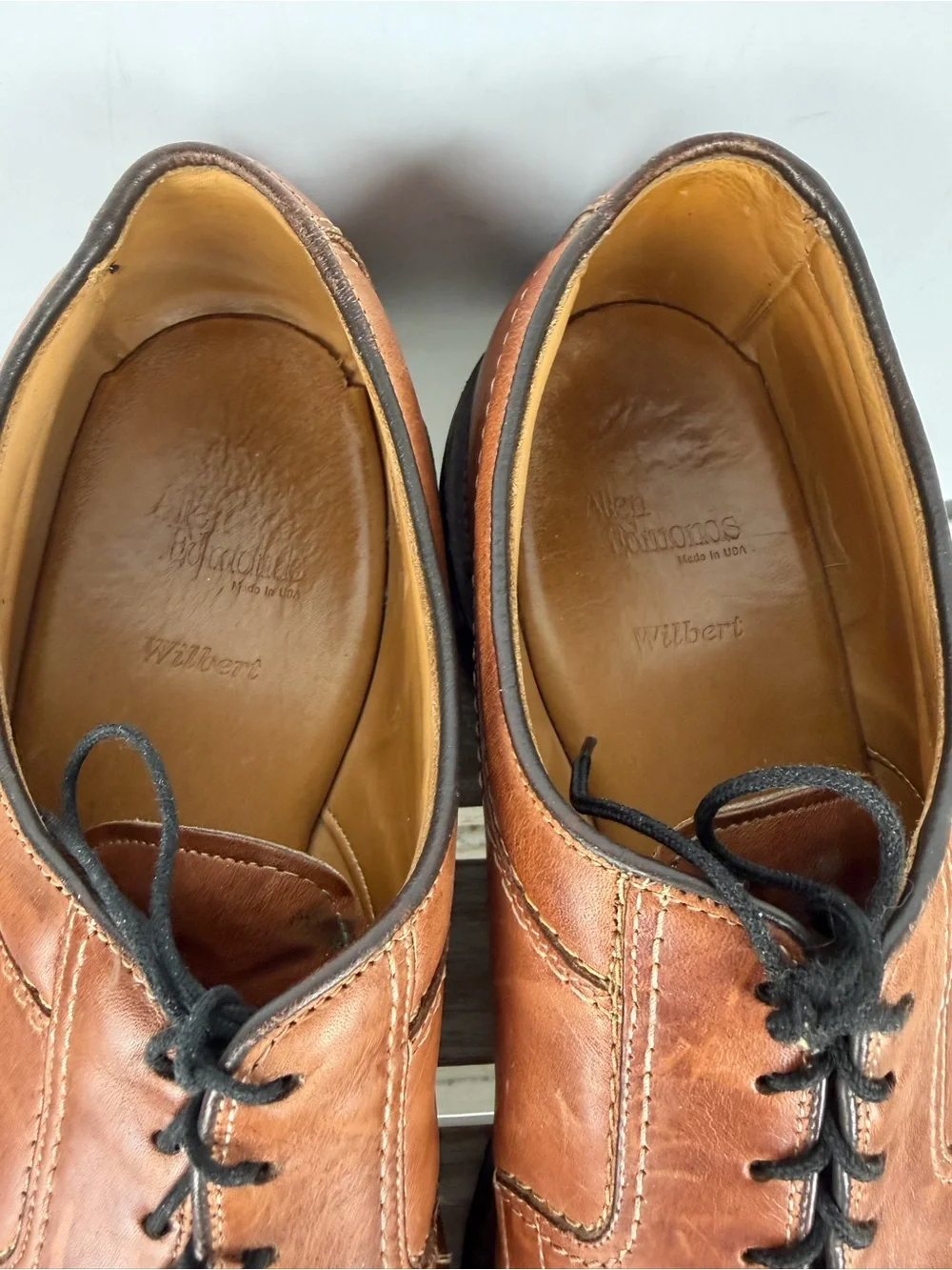 Allen Edmonds Wilbert comfort shoes in brown leather Men’s size 14D